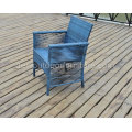 Aluminium Frame mobilier Outdoor Lounge chaise en osier